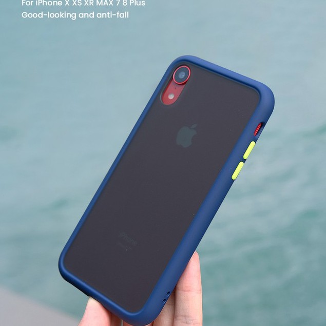 Ốp điện thoại silicon chống sốc sang trọng cho iPhone XR X XS Max XR 8+ 7+ Plus se2 2020