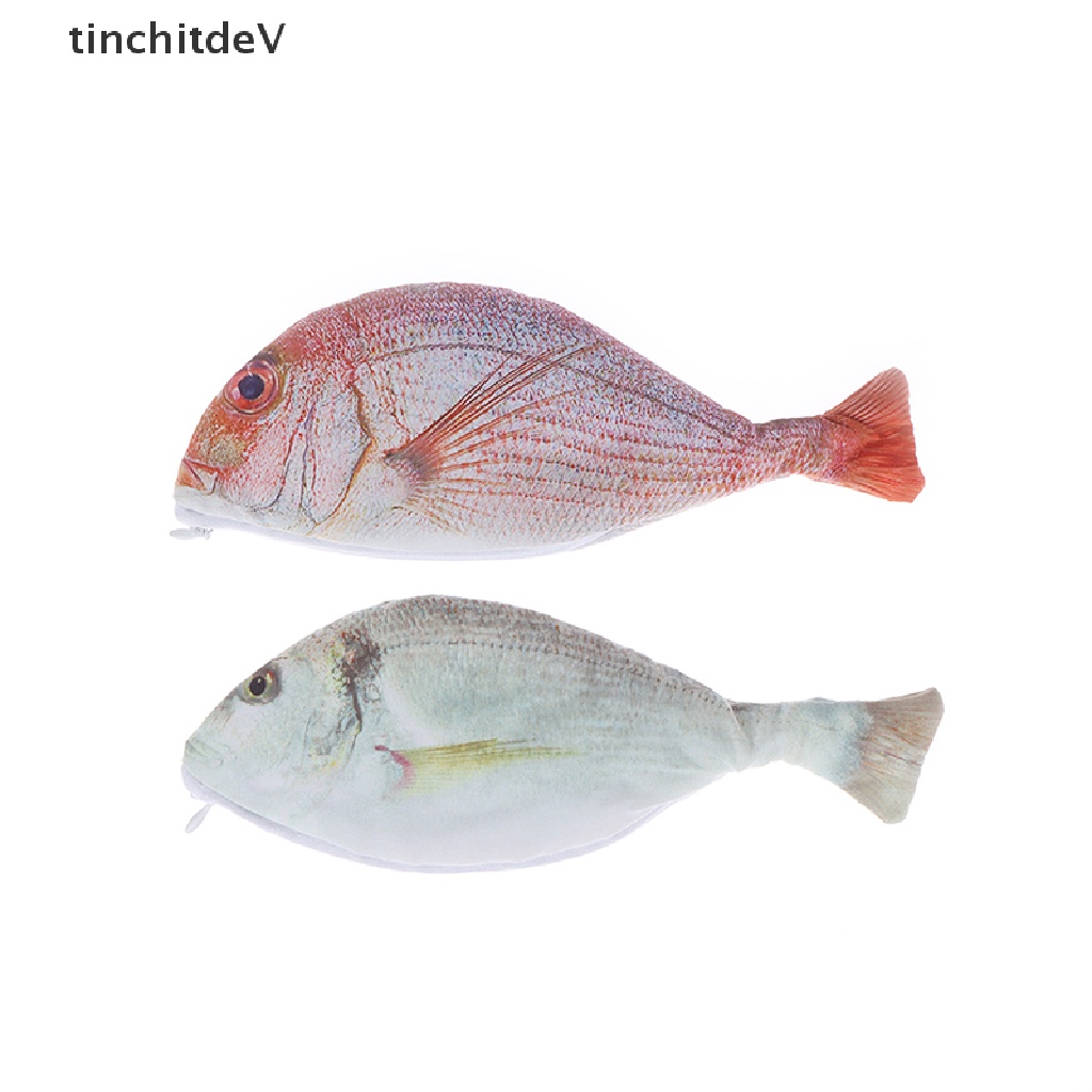 Túi Đựng Bút Bằng Thiếc Hình Cá Sáng Tạo