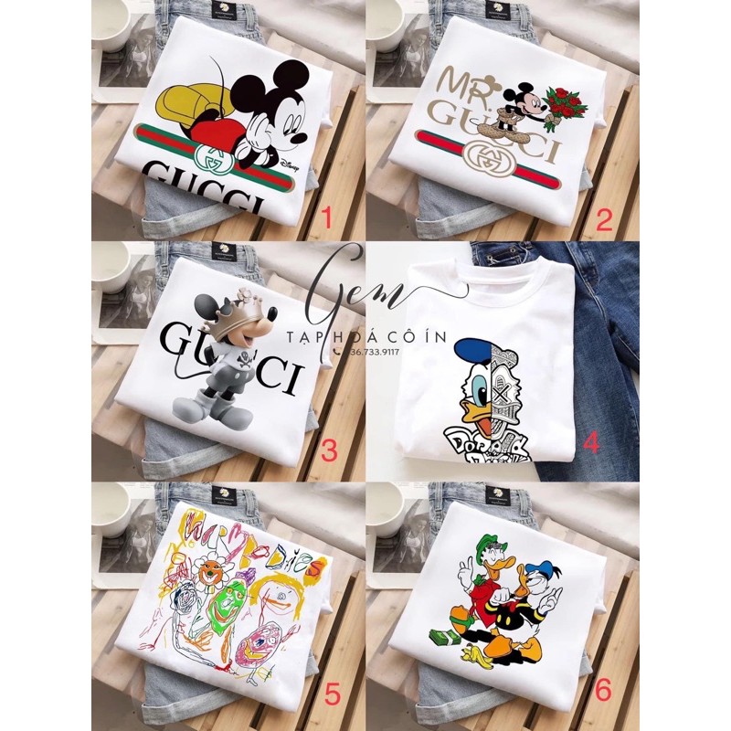 Áo phông trắng hoạt hình | BigBuy360 - bigbuy360.vn