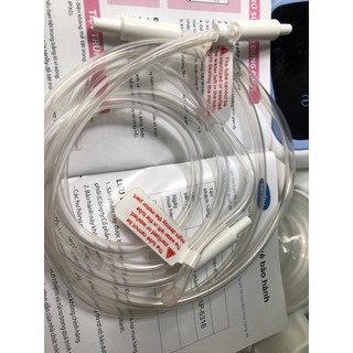Bộ 2 ống dẫn khí kèm ống nối   cho máy hút sữa điện sanity chính hãng