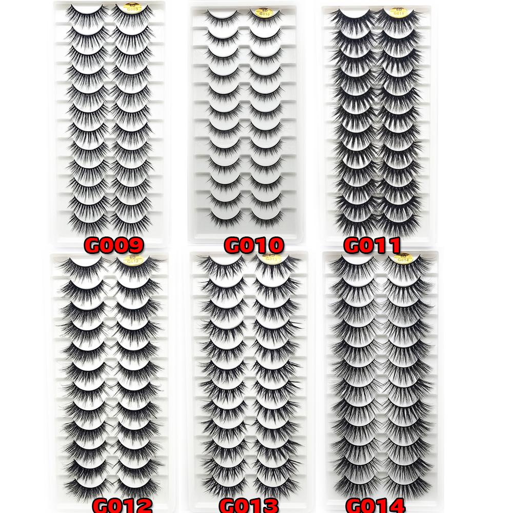 Set 12 Cặp Lông Mi Giả Mi Giả SKONHED