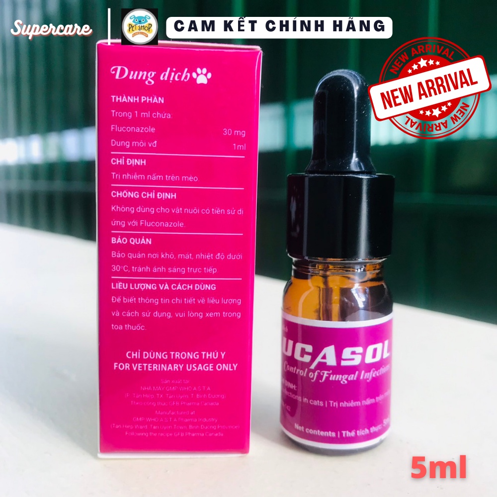 Sản Phẩm Nấm FLUCASOL Mèo