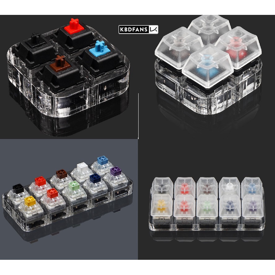 Switch tester cherry, kailh box KBDFans - bộ thử nút phím cơ