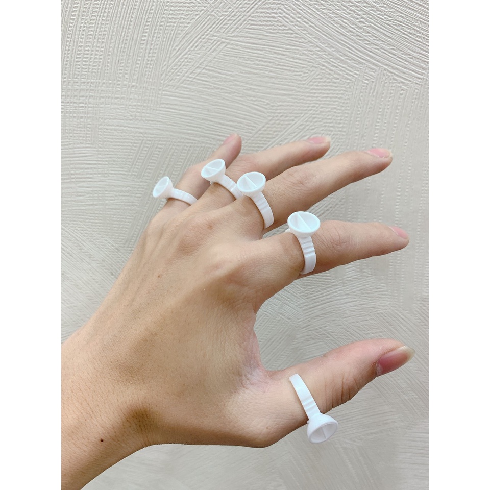 Nhẫn đựng keo nối mi, Nhẫn đựng mực xăm