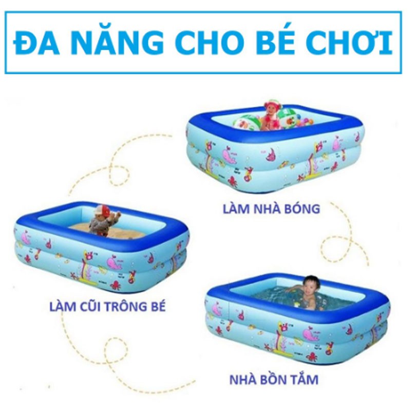 [EN71- chất liệu không đoc hại] BỂ bơi Phao cho bé -Đủ Các Kích Cỡ -Siêu Dày - An toàn cho bé