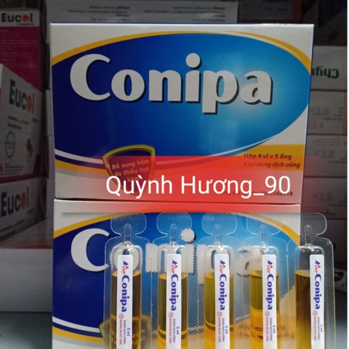 CONIPA KẼM hộp 20 ống giúp bổ sung kẽm cho bé