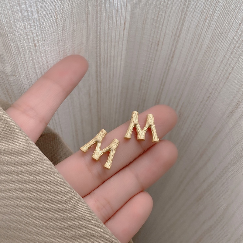 Khuyên Tai Kim Loại Dáng Tròn Phong Cách Hàn Quốc Thời Trang Cho Nữ