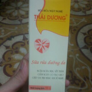 Sữa rửa mặt nghệ THÁI DƯƠNG 90g