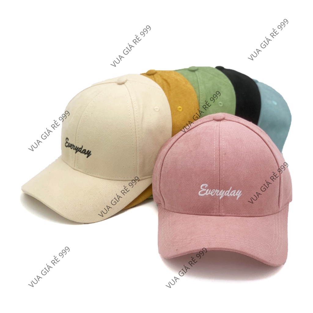 Mũ lưỡi trai nhung mịn thêu chữ Memorie , Nón kết phong cách Ulzzang form unisex nam nữ M03