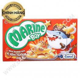 Bánh cá Marine boy vị tôm nướng môi đỏ 35g