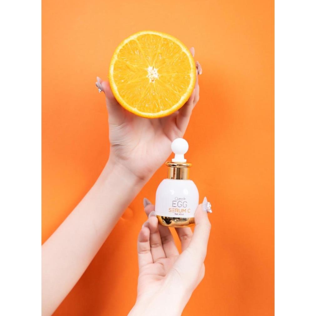 Serum Egg Vita C Queenie Skin - Serum Trứng Vàng Vitamin 15% C Queenie Skin
