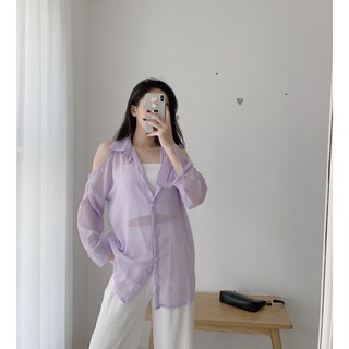 áo sơ mi voan hở vai SA331 1994closet