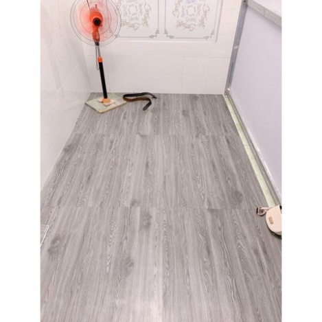 Combo 1 mét vuông sàn nhựa giả gỗ loại 1 có sẵn keo Vân sần, độ dày đủ 2mm MF375