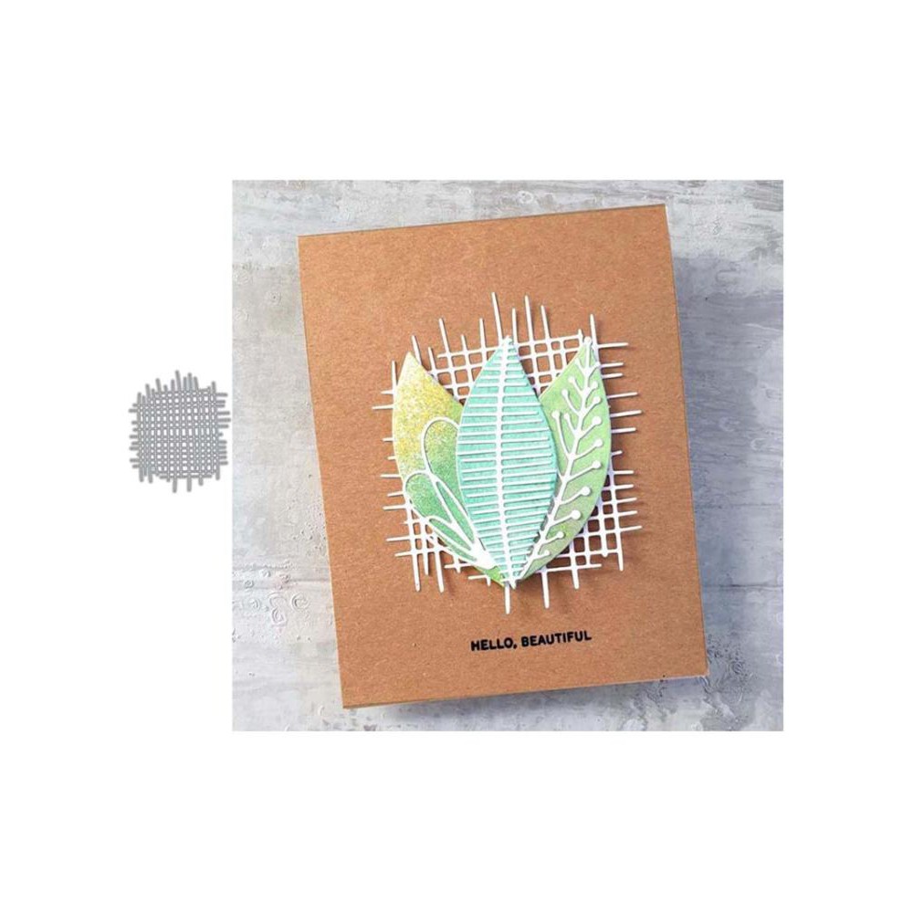 Khuôn cắt giấy trang trí thủ công kiểu lưới kim loại bắt mắt