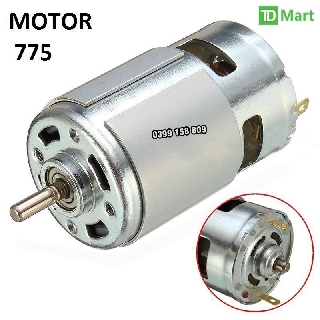 Motor 775 12v -24v tốc độ 16000 vòng Trục Tròn, có bạc đạn - motor siêu bền cho dân diy chuyên nghiệp