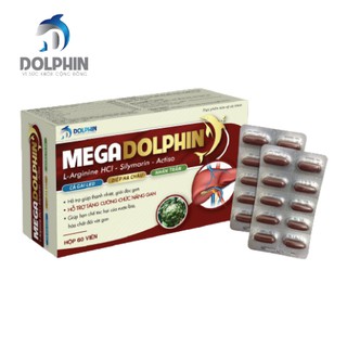 Men gan dolphin hỗ trợ tăng cường chức năng gan giải độc và bảo vệ gan giải rượu bia - dolphin