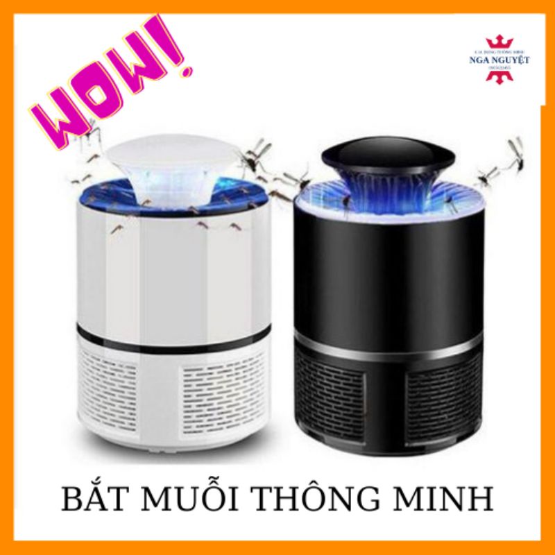 Đèn bắt muỗi hình trụ, cắm cổng usb thông minh