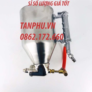 Súng phun gấm gai bình inox nhấn 9511a