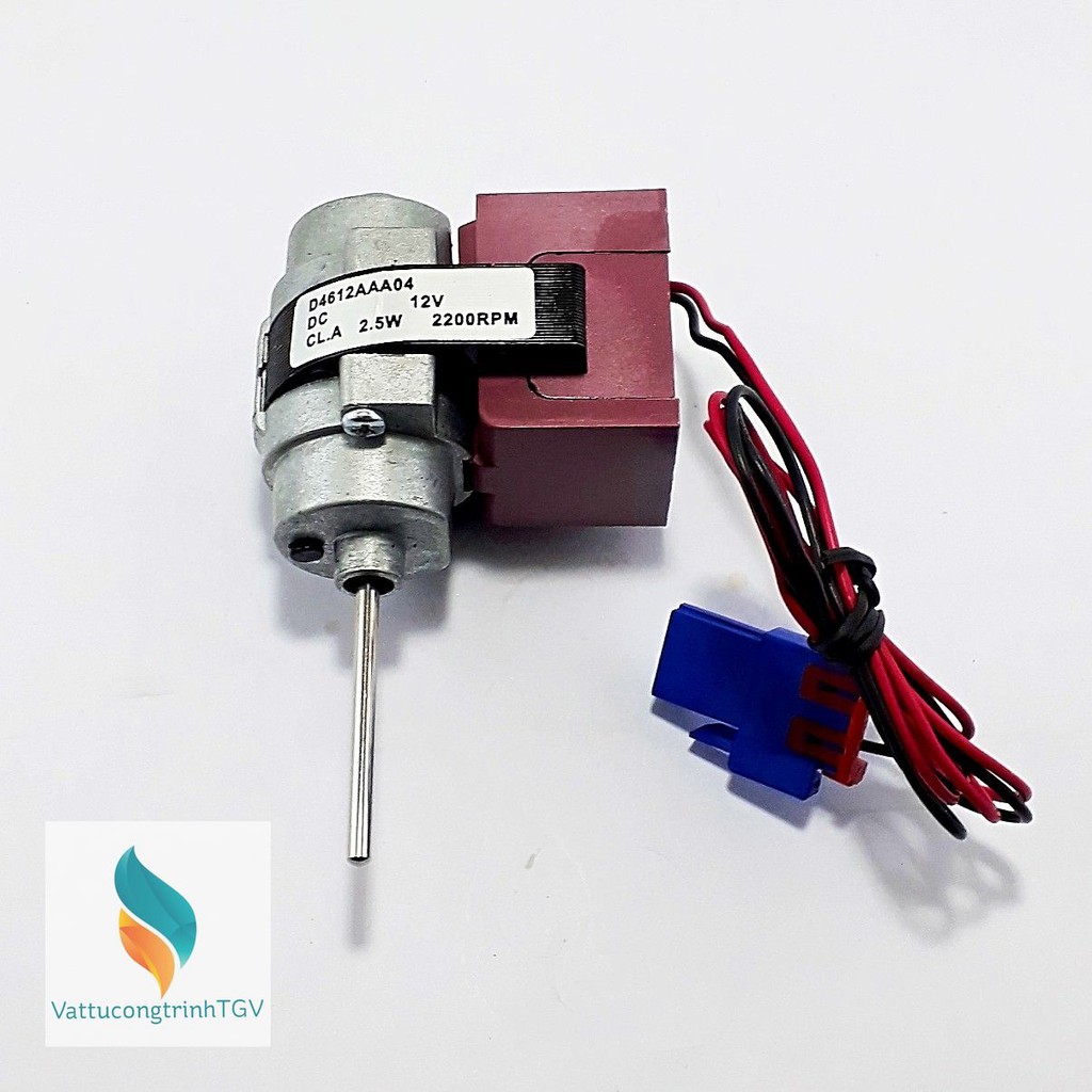 Motor quạt tủ lạnh DEAWOO DC 12v - 2.5w (Thay thế)