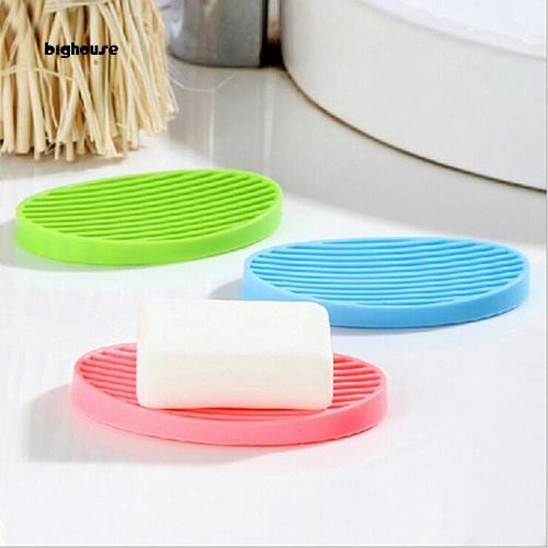 Khay Đựng Xà Phòng Bằng Silicone Linh Hoạt Sáng Tạo