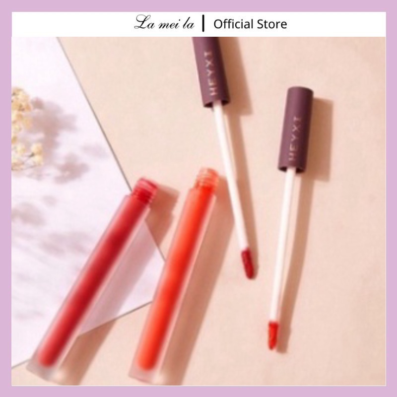 Son lì Heyxi không thấm nước, không thấm mồ hôi, trang điểm lâu trôi Velvet Air Lip Glaze Matte Student Niche 20g HS5