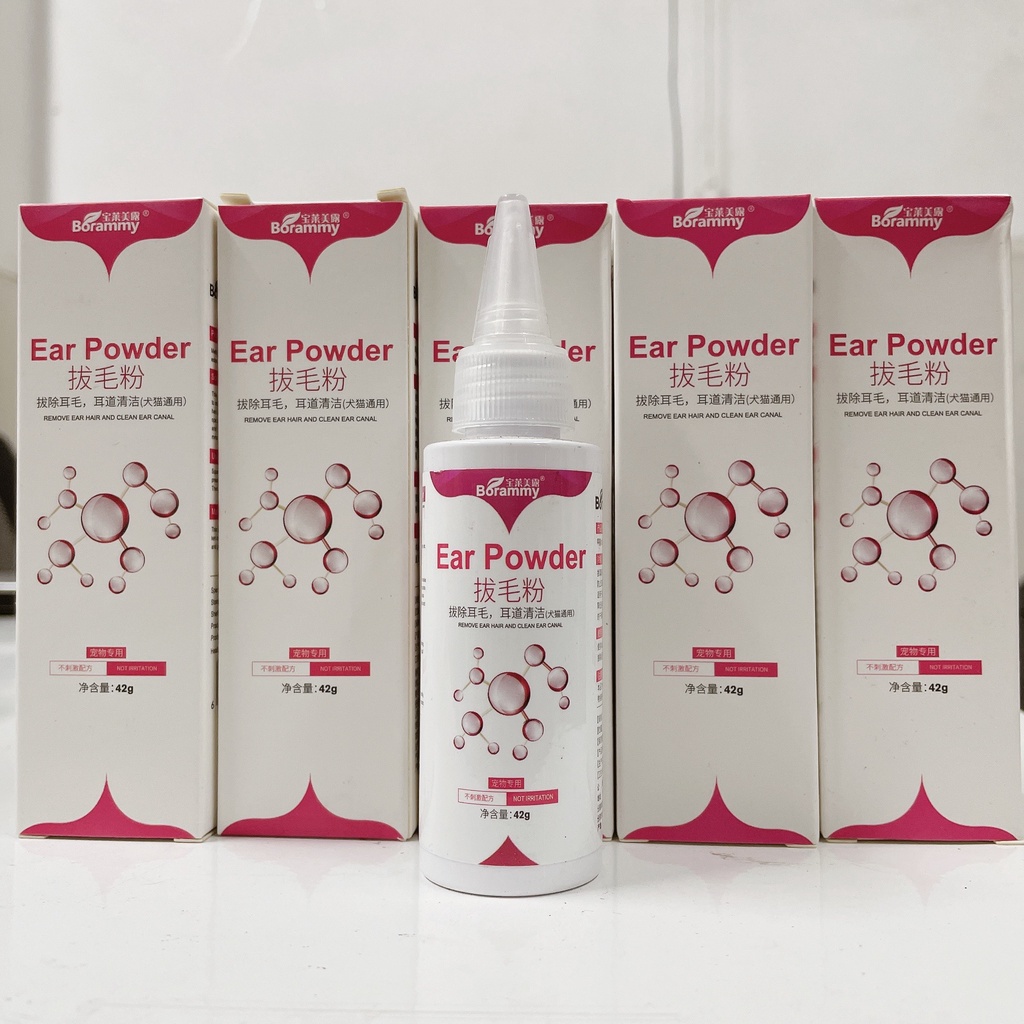 Bột nhổ lông tai cho chó mèo EAR POWDER bảo vệ sức khỏe &lt;Ngăn ngừa Vi Khuẩn, Nấm , Ve&gt;