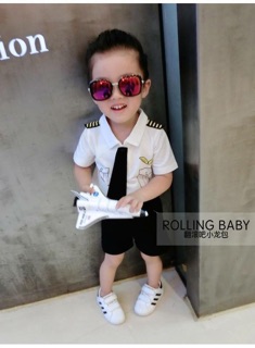 Set phi cơ trưởng cho bé trai