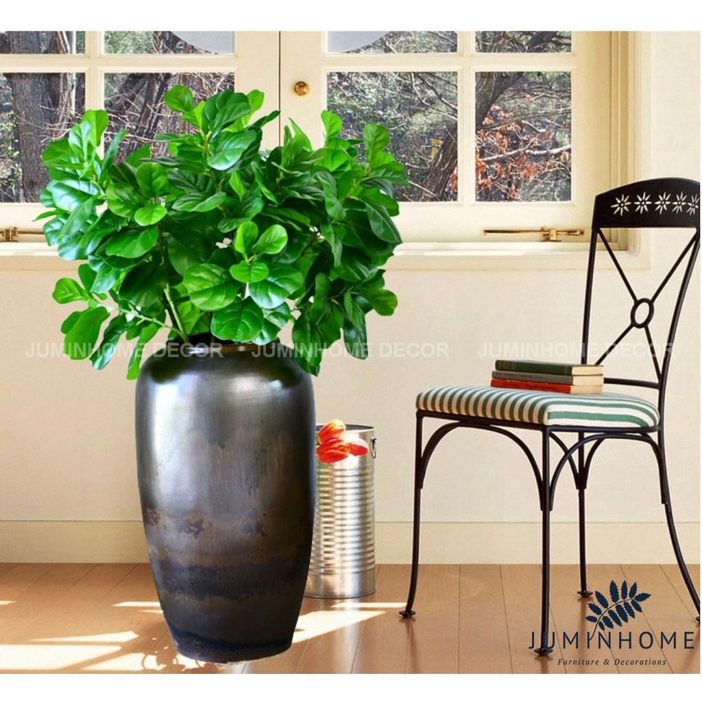 Cành bàng Singapore - Cây hoa giả Decor trang trí nhà cửa nội thất phòng khách, phòng ngủ