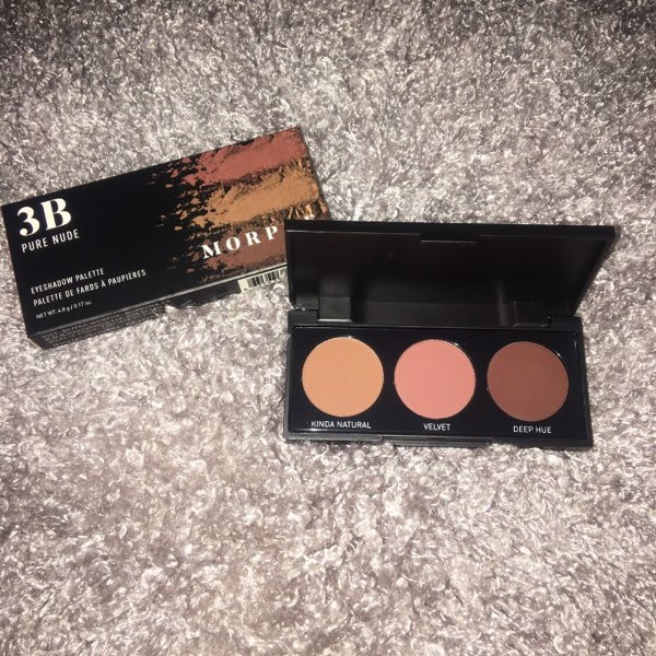 Bảng màu mắt Morphe 3B Pure Nude 3 ô