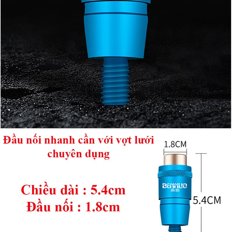 Khớp Nối Cần Câu Đài Câu Đơn Với Vợt Cá Chuyên Dụng Nhanh Chóng Bennou LK - 6