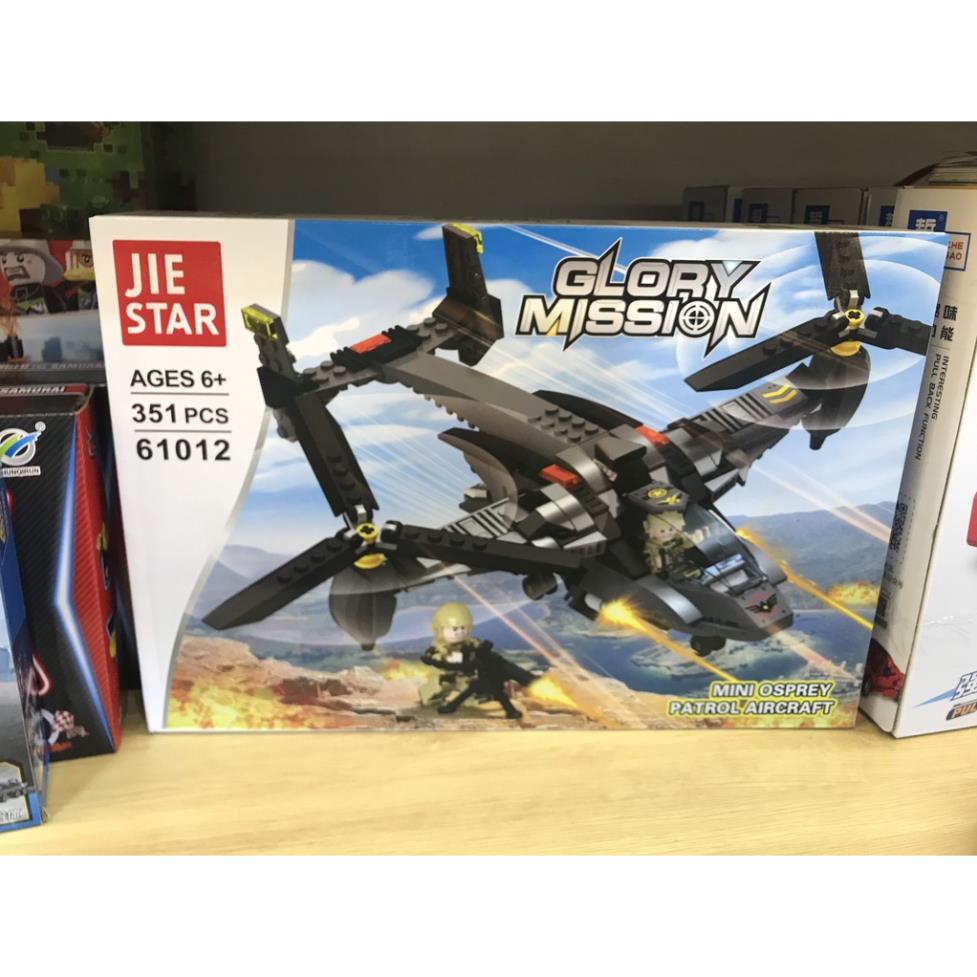Bộ Lego lắp ráp Glory Mission Máy bay chiến đấu