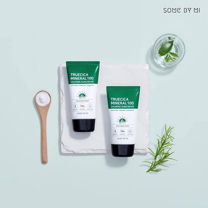 KEM CHỐNG NẮNG SOME BY MI TRUECICA MINERAL 100 CALMING SUNCREAM SPF 50 PA++++ .