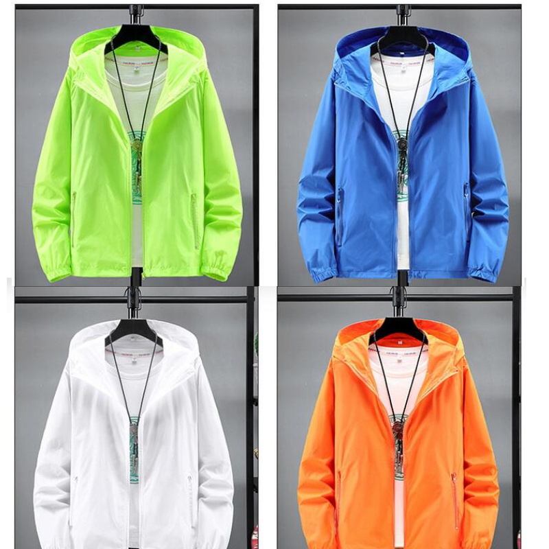 Áo Khoác Chống Tia UV Siêu Nhẹ Nhanh Khô Size S-7XL Thời Trang Mùa Hè Cho Nam Và Nữ