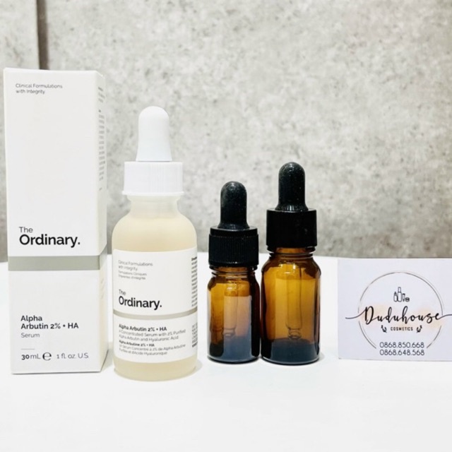 Serum The Ordinary Alpha Arbutin 2% + HA 30ml – Serum dưỡng trắng da