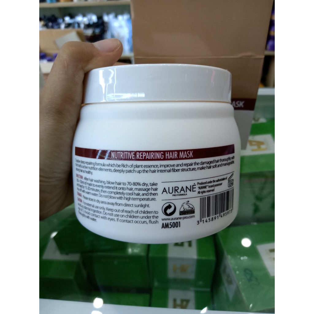 Mặt Nạ Hấp Phục Hồi AURANE 500ml ( Nutritive Reparing Hair Mask)