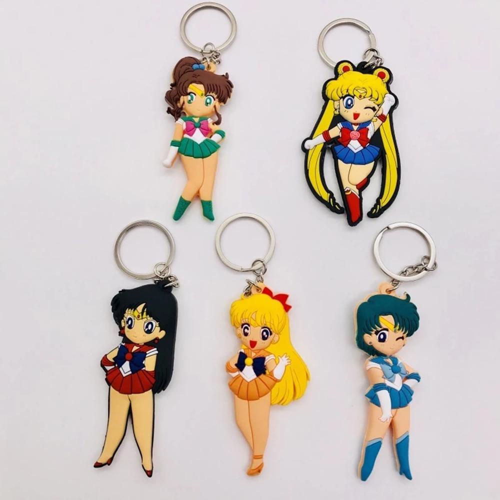 LANFY Móc Khóa Búp Bê Thủy Thủ Mặt Trăng Tsukino Usagi Sailor Moon
