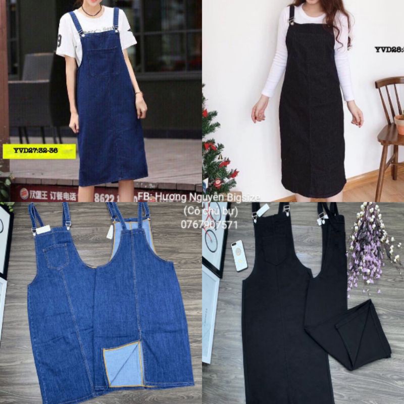 Bigsize Yếm váy dài YVD28