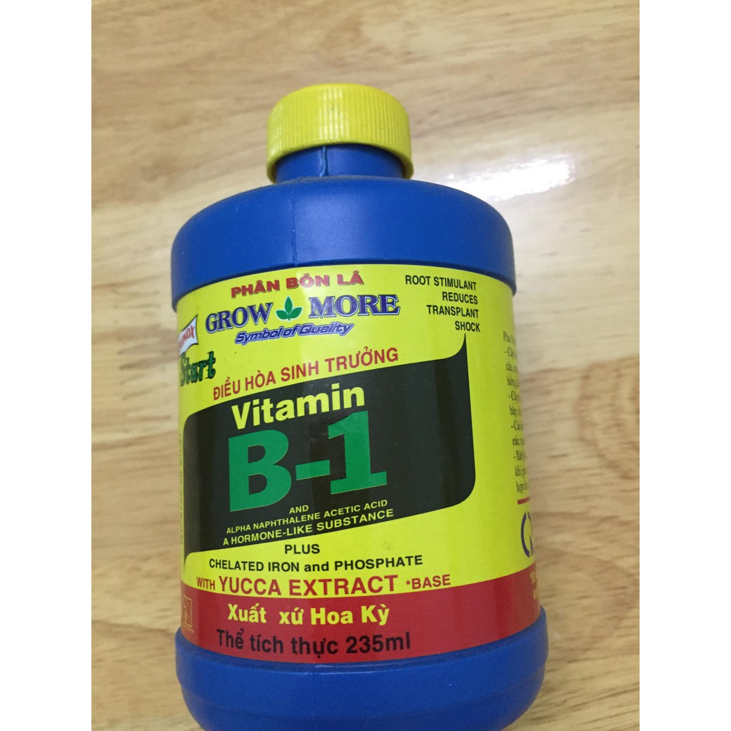 [SIEURE] Phân bón lá cao cấp vitamin B1 Growmore chai 235ml hàng đẹp, phân phối chuyên nghiệp.