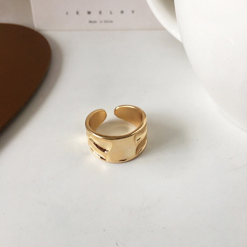 Nhẫn đeo ngón tay kim loại phong cách Âu Mỹ retro cá tính thời trang