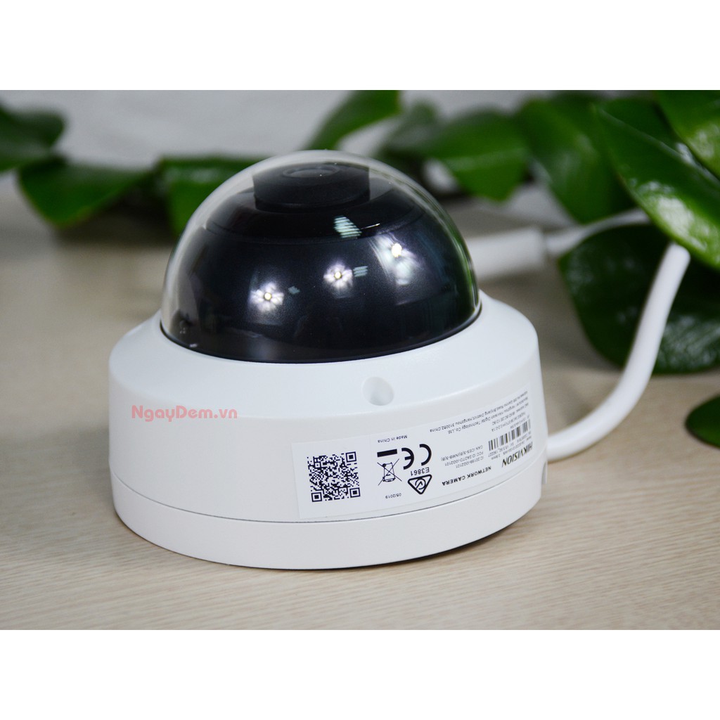 Camera IP Bán Cầu Hikvision 4MP/6MP DS-2CD2143G0-IU/DS-2CD2163G0 Độ Phân Giải Cao  - Hàng chính hãng bảo hành 24 tháng