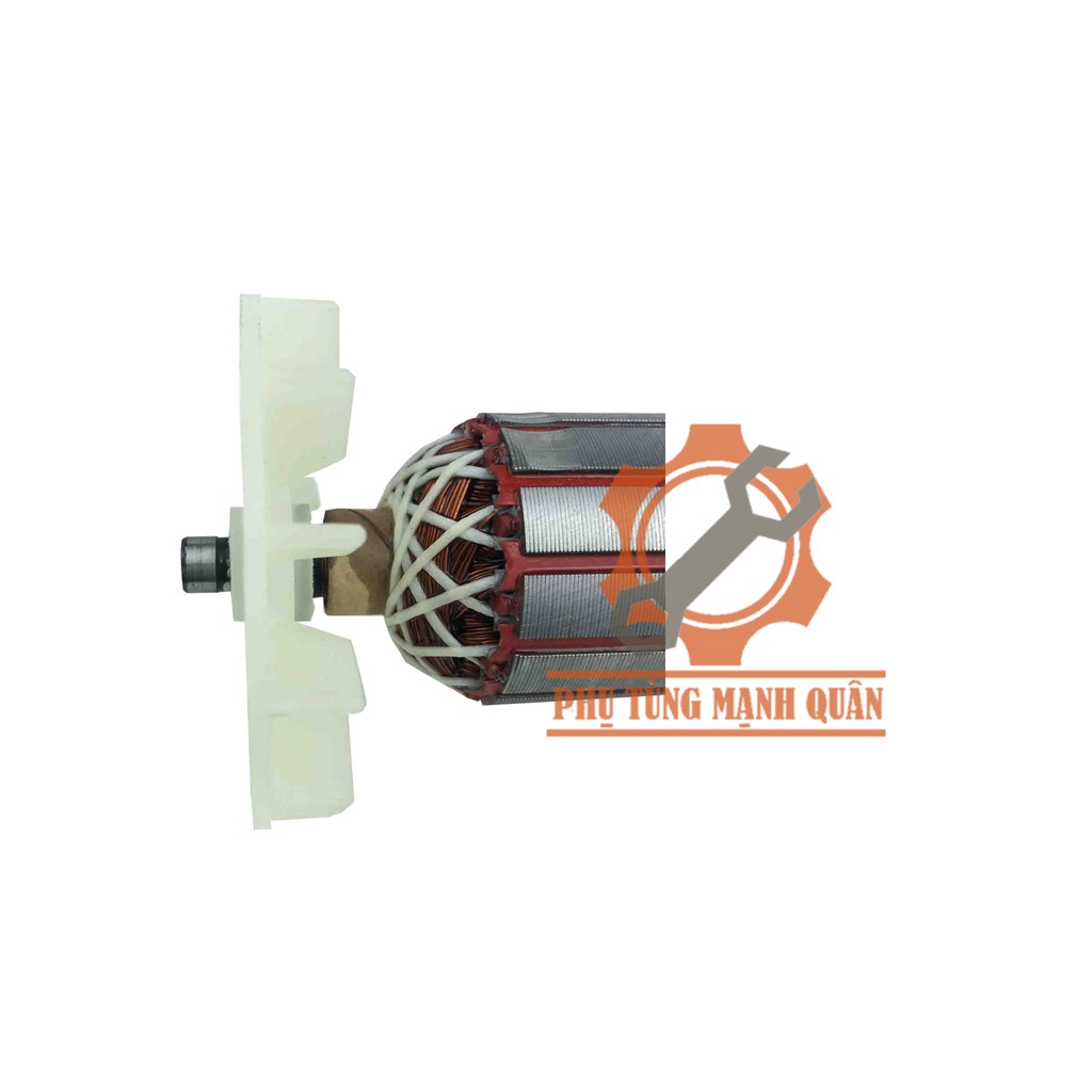 rotor/ruột máy tời than 7 răng tặng kèm đôi than cao cấp