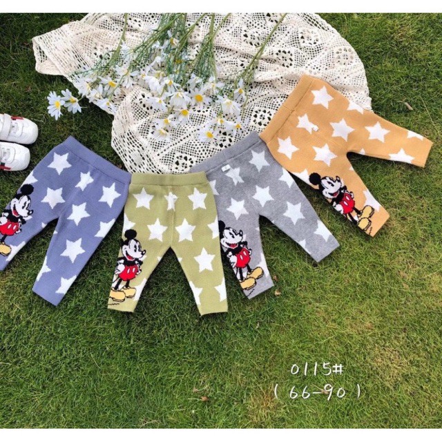 Quần Len Cho Bé size 66-90(6kg-13kg), Quần Len Dày Dặn Mùa Đông