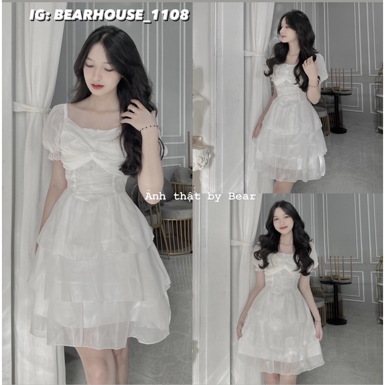 ❌ ĐẦM - VÁY TIỂU THƯ NƠ NGỰC 3 TẦNG * ANNA *