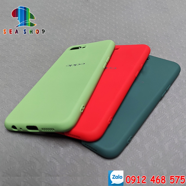 Ốp lưng chống bẩn Full Viền OPPO A3S (A5) - nhựa dẻo - Bên trong có lớp nhung bảo vệ - Kính cường lực full màn