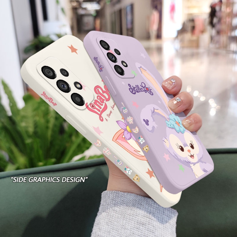 Ốp Điện Thoại Silicon Họa Tiết Chú Thỏ Dễ Thương Dành Cho Samsung Galaxy A73 A53 A33 A23 5G