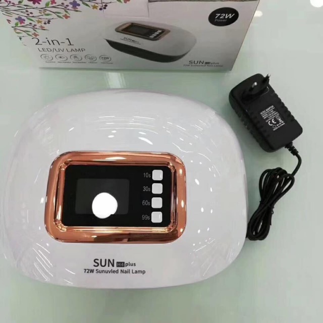 Máy hơ gel sun h4 plus 72w 36 bóng máy hơ gel 2 tay