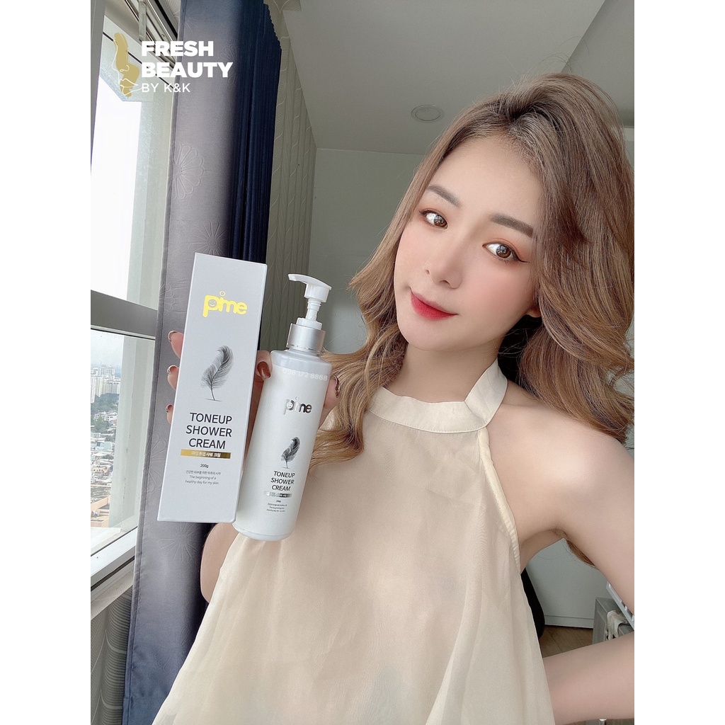 Kem dưỡng ủ tắm trắng body Pime Toneup trắng da bật tone, làm trắng sáng mịn màng da, giảm sần, thu hẹp lỗ chân lông200g | BigBuy360 - bigbuy360.vn