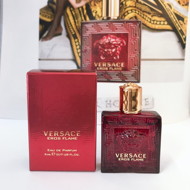 [chínhhãng] Nước hoa nam Versace Eros Flame EDT đỏ 5ml cam kết chínhhãng