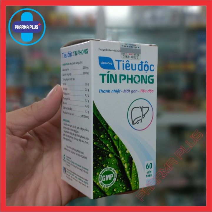 Tiêu Độc Tín Phong Dạng ống Và Tiêu Độc Tín Phong viên giúp thanh nhiệt, mát gan, tiêu độc