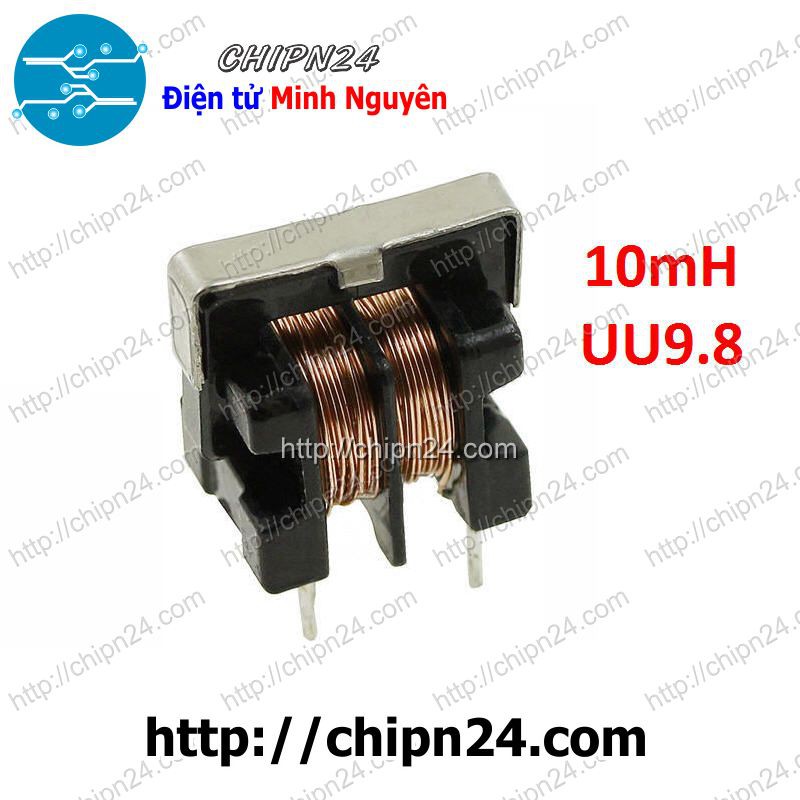 [1 CÁI] Cuộn Lọc 10mH UU9.8